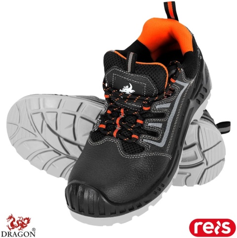 BUTY BEZPIECZNE TITAN_S SANDAŁY ZE SKORY, S1PS SR FO, PODNOSEK, SZNUROWANE