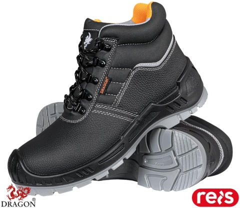 BUTY BEZPIECZNE TITAN_TO TRZEWIKI ZE SKÓRY OCIEPLANE FUTERKIE, PODNOSEK, GUMOWE OBLANIE