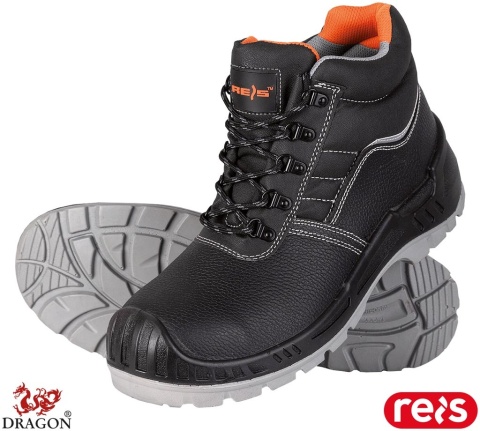 BUTY BEZPIECZNE TITAN_T TRZEWIKI ZE SKÓRY SZNUROWANE, S3 SRC, KOMPOZYTOWY PODNOSEK