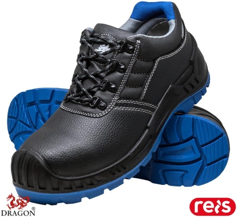 BUTY BEZPIECZNE TITANBLUE_P, S3 SRC, PÓŁBUTY SZNUROWANE, KOMPOZYTOWY PODNOSEK, GUMA NA CZUBKU BUTA