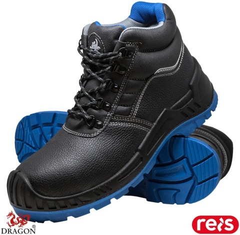 BUTY BEZPIECZNE TITANBLUE_T TRZEWIKI, S3 SRC, KOMPOZYTOWY PODNOSEK, GUMA NA CZUBKU BUTA