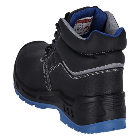 BUTY BEZPIECZNE TITANBLUE_T TRZEWIKI, S3 SRC, KOMPOZYTOWY PODNOSEK, GUMA NA CZUBKU BUTA