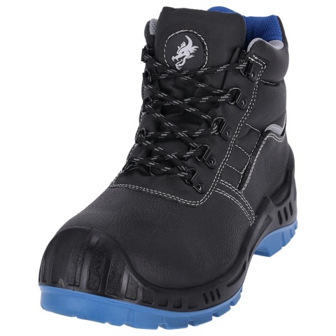 BUTY BEZPIECZNE TITANBLUE_T TRZEWIKI, S3 SRC, KOMPOZYTOWY PODNOSEK, GUMA NA CZUBKU BUTA