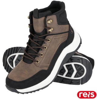 BUTY TRZEWIKI MĘSKIE SZNUROWANE FUEGO, GÓRSKIE WĘDRÓWKI