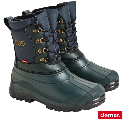 BUTY TROP TRZEWIKI SZNUROWANE Z WYMIENNYM WKŁADEM Z FUTERKIEM I FILCEM, WODOODPORNE, OCIEPLANE