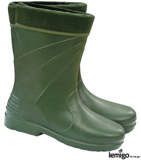 BUTY ZAWODOWE ALASKA OCIEPLANE KALOSZE DAMSKIE ZIELONE