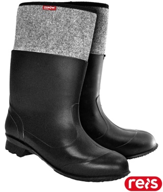 BUTY ZAWODOWE FILC, OB E CI SRA, GUMOWCE Z WKŁADEM FILCOWYM