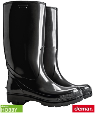 BUTY ZAWODOWE GRANDER WYSOKIE MĘSKIE KALOSZE, OB SRA, CZARNE