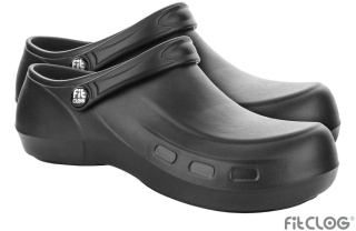 KLAPKI 8% VAT FITCLOGPP, LEKKIE, GUMOWA PODESZWA, EVA, PROFILOWANE, ANTYPOŚLIZGOWE, OB SRC E, CZARNE