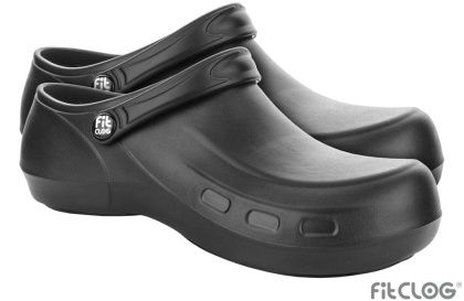 KLAPKI 8% VAT FITCLOGPP, LEKKIE, GUMOWA PODESZWA, EVA, PROFILOWANE, ANTYPOŚLIZGOWE, OB SRC E, CZARNE