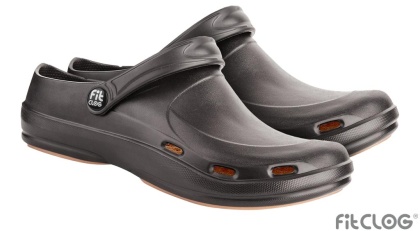 KLAPKI 8% VAT FITCLOG LEKKIE, EVA, PROFILOWANE, ANTYPOŚLIZGOWE, Z OTWORAMI, OB SRC E, CZARNE