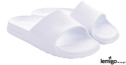 KLAPKI BREEZE KĄPIELOWE ANTYPOŚLIZGOWE BIAŁE