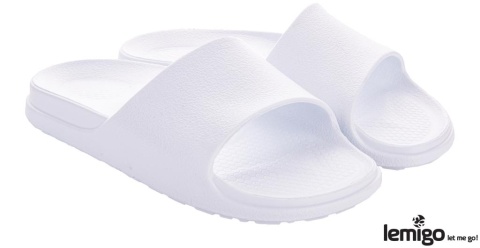 KLAPKI BREEZE KĄPIELOWE ANTYPOŚLIZGOWE BIAŁE