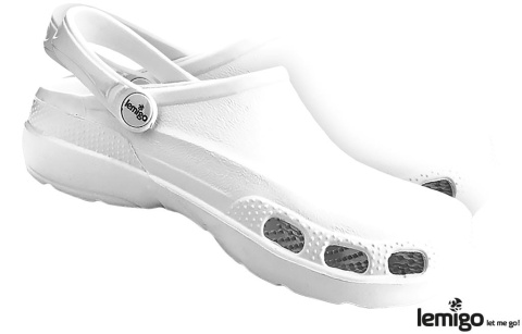 KLAPKI BIAŁE DOCTOR BASENOWE, MEDYCZNE, LEKARSKIE