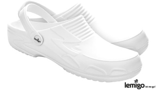 KLAPKI HERO PASEK NA PIĘCIE BIAŁE Z TWORZYWA EVA PIANKOWE