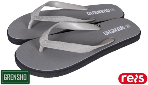 KLAPKI SEA JAPONKI SZARO-CZARNE