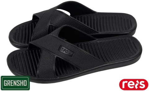 KLAPKI SPORT KĄPIELOWE NA BASEN CZARNE