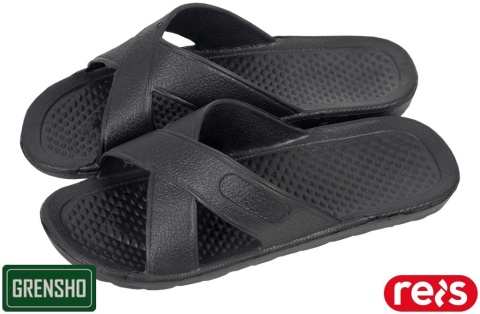 KLAPKI SPORT KĄPIELOWE NA BASEN CZARNE