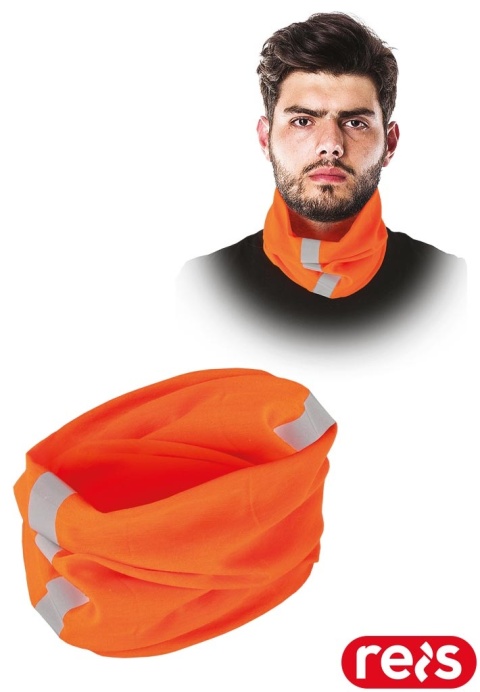 KOMIN BANDNEON Z PASEM ODBLASKOWYM, POMARAŃCZOWY