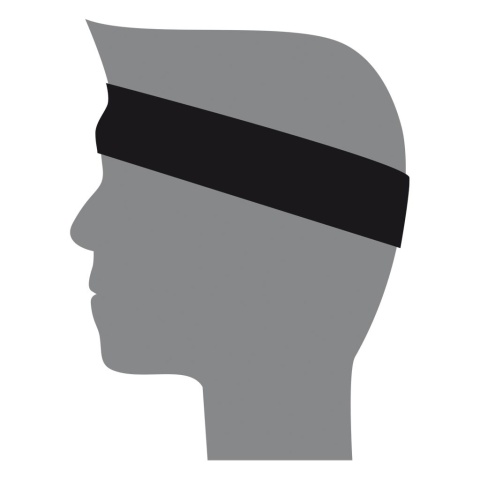 KOMIN BAND ELASTYCZNY, DO BIEGANIA, PRAC NA ZEWNĄTRZ, NIEBIESKI