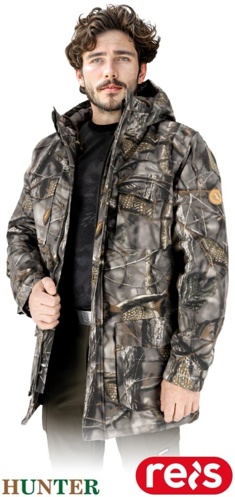 KURTKA OCHRONNA OCIEPLANA BARIBAL MĘSKA, DLA LEŚNIKÓW, RYBAKÓW, SURVIVAL