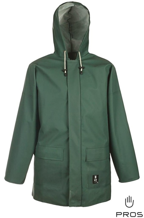 KURTKA WODOOCHRONNA 616, ŚCIĄGACZE WIATROŁAPY, KAPTUR, KIESZENIE