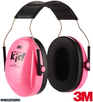 NAUSZNIKI PRZECIWHAŁASOWE PELTOR™ H510AK DLA DZIECI, SŁUCHAWKI WYGŁUSZAJĄCE, KONCERTY, MECZE