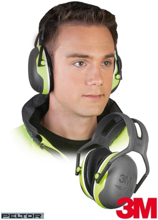 NAUSZNIKI PRZECIWHAŁASOWE Peltor™ X4A, SNR=33 dB, LEKKIE