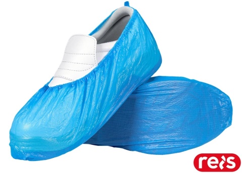 OCHRANIACZE NA OBUWIE FOLIOWE NIEBIESKIE, 100SZTUK