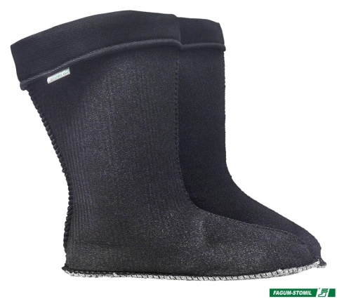 OCIEPLACZ DO BUTÓW TORINO, FILCOWY ELASTYCZNY, CZARNY