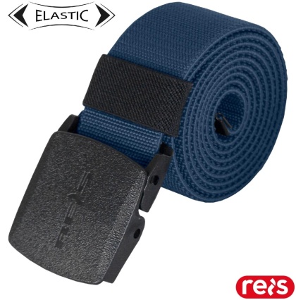 PASEK RAP DO SPODNI, ELASTYCZNYN Z PLASTIKOWĄ KLAMRĄ GRANATOWY