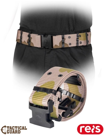 PASEK TACTIC DO SPODNI, MILITARNY, MORO BEŻOWE