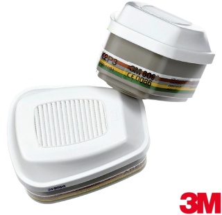 POCHŁANIACZ 6000, 6500 ABEK DO MASEK 3M-MAS-6000,3M-MAS-6500, 3M-MAS-F-6000, 4SZT