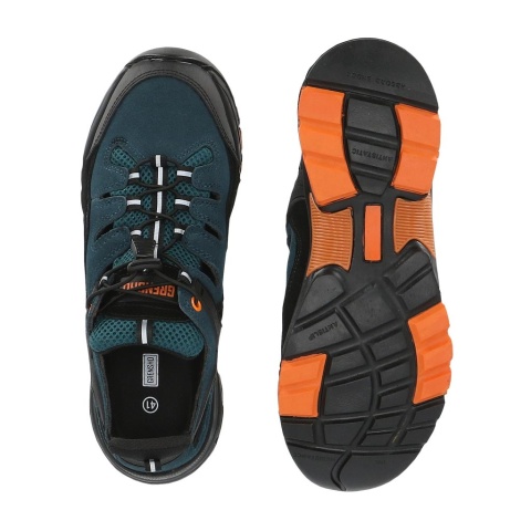 SANDAŁY ZABUDOWANE DEEP MĘSKE, PODESZWA Z GUMY, REGULACJA ZA POMOCĄ TROCZKÓW