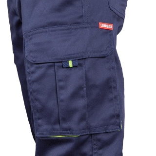 SPODNIE OCHRONNE DO PASA BAX ROBOCZE ELASTYCZNE PASY ODBLASKOWE, CZARNO-ŻÓŁTE