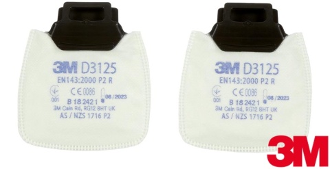 FILTR PRZECIWPYŁOWY Secure Click™P2 R POCHŁANIACZE I FILTRY, 2SZT