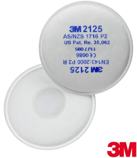 FILTRY PRZECIWPYŁOWE 2000, klasy P2, CZĄSTKI STAŁE I CIEKŁE, 20SZT