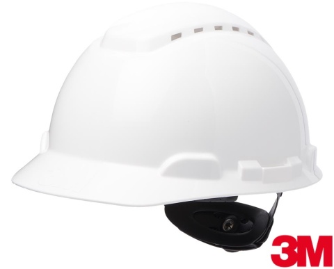 HEŁM OCHRONNY H700N, WĄSKI DASZEK, WENTYLACJA BIAŁY