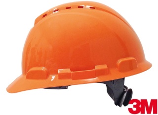 HEŁM OCHRONNY H700N, WĄSKI DASZEK, WENTYLACJA POMARAŃCZOWY