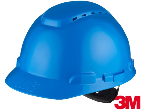 HEŁM OCHRONNY H700N, WĄSKI DASZEK, WENTYLACJA NIEBIESKI