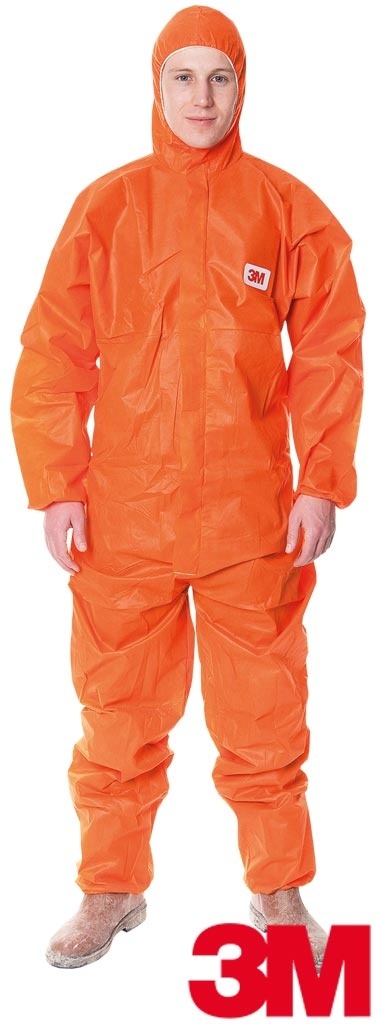 KOMBINEZON OCHRONNY 4515 CHRONI PRZED PYŁMI, ROZBRYZGAMI CIECZY, POMARAŃCZOWY