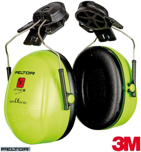 OCHRONNIK SŁUCHU Peltor™ OPTIME™ II HEŁM, NAUSZNIKI WYGŁUSZAJĄCE, SNR=30 dB