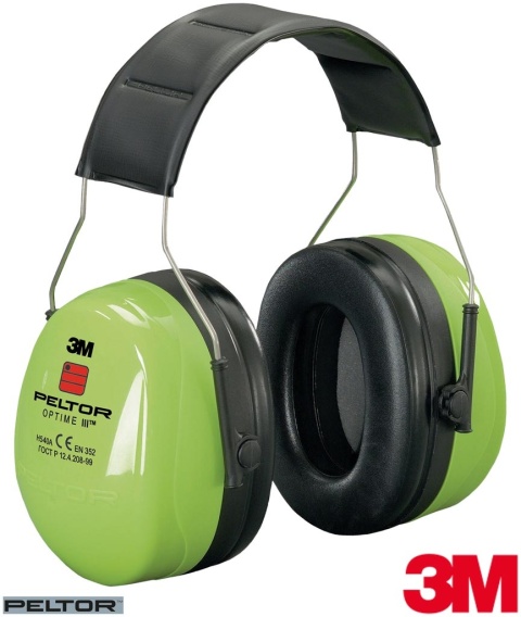 OCHRONNIK SŁUCHU Peltor™ OPTIME™ III, SNR=35 dB, NAUSZNIKI WYGŁUSZAJĄCE, SNR=35 dB