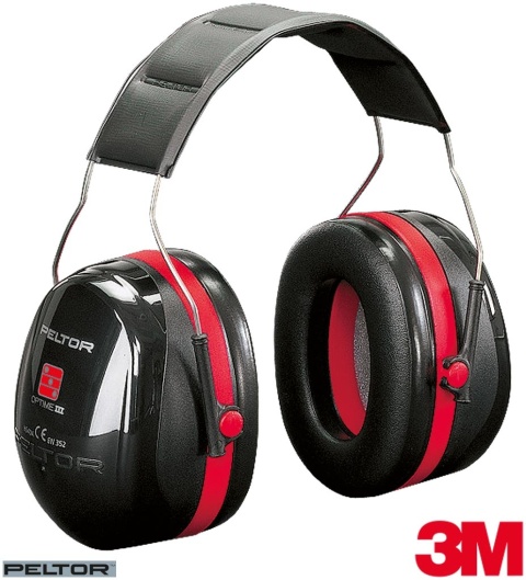 OCHRONNIK SŁUCHU Peltor™ OPTIME™ III, NAUSZNIKI WYGŁUSZAJĄCE, SNR=35 dB