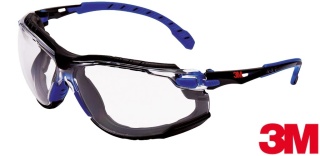 OKULARY OCHRONNE SOLUS1101, FILTRY, OCHRONA PRZED PAROWANIEM, TRANSPARENTNE, MIĘKKI PODNOSEK