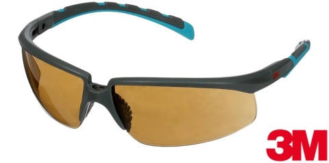 OKULARY OCHRONNE SOLUS2005, FILTRY, POWŁOKA CHRONIĄCA PRZED PAROWANIEM, BRĄZOWE