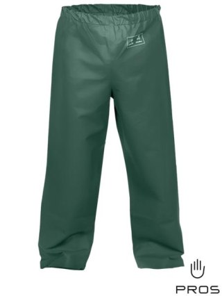 SPODNIE OCHRONNE PRZECIWDESZCZOWE DO PASA POWLEKANE PCV, ODPORNE NA ROZDARCIA, WODOSZCZELNE SZWY