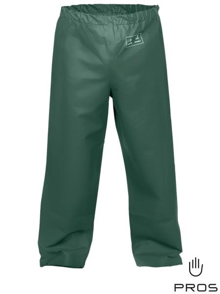 SPODNIE OCHRONNE PRZECIWDESZCZOWE DO PASA POWLEKANE PCV, ODPORNE NA ROZDARCIA, WODOSZCZELNE SZWY