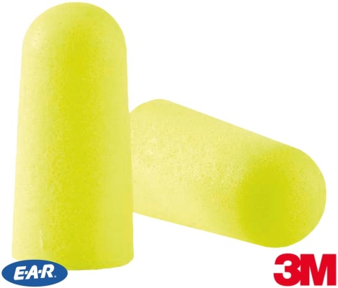 WKŁADKI PRZECIWHAŁASOWE EARSOFT, ZATYCZKI NEONOWE, 250PAR, SNR=36 dB