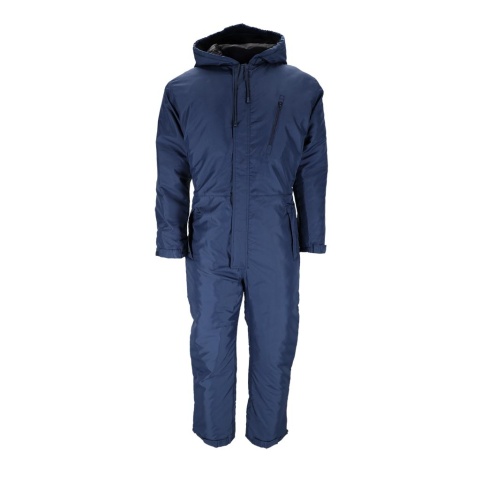 KOMBINEZON OCHRONNY OCIEPLANY, OTWÓR NA SŁUCHAWKI, ZAPINANY NA ZAMEK GRANATOWY